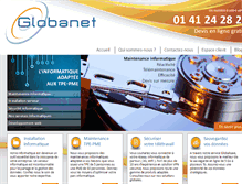 Tablet Screenshot of globanet.fr